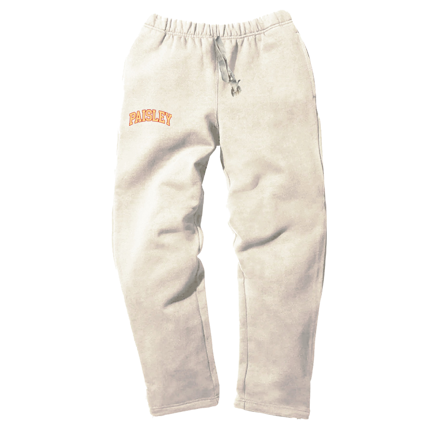 Paisley University Pants - Cream