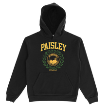 Load image into Gallery viewer, Paisley University Hoodie - Black
